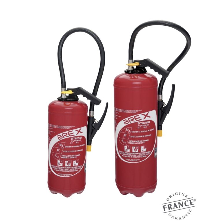 Extincteurs Poudre ABC Pression auxiliaire